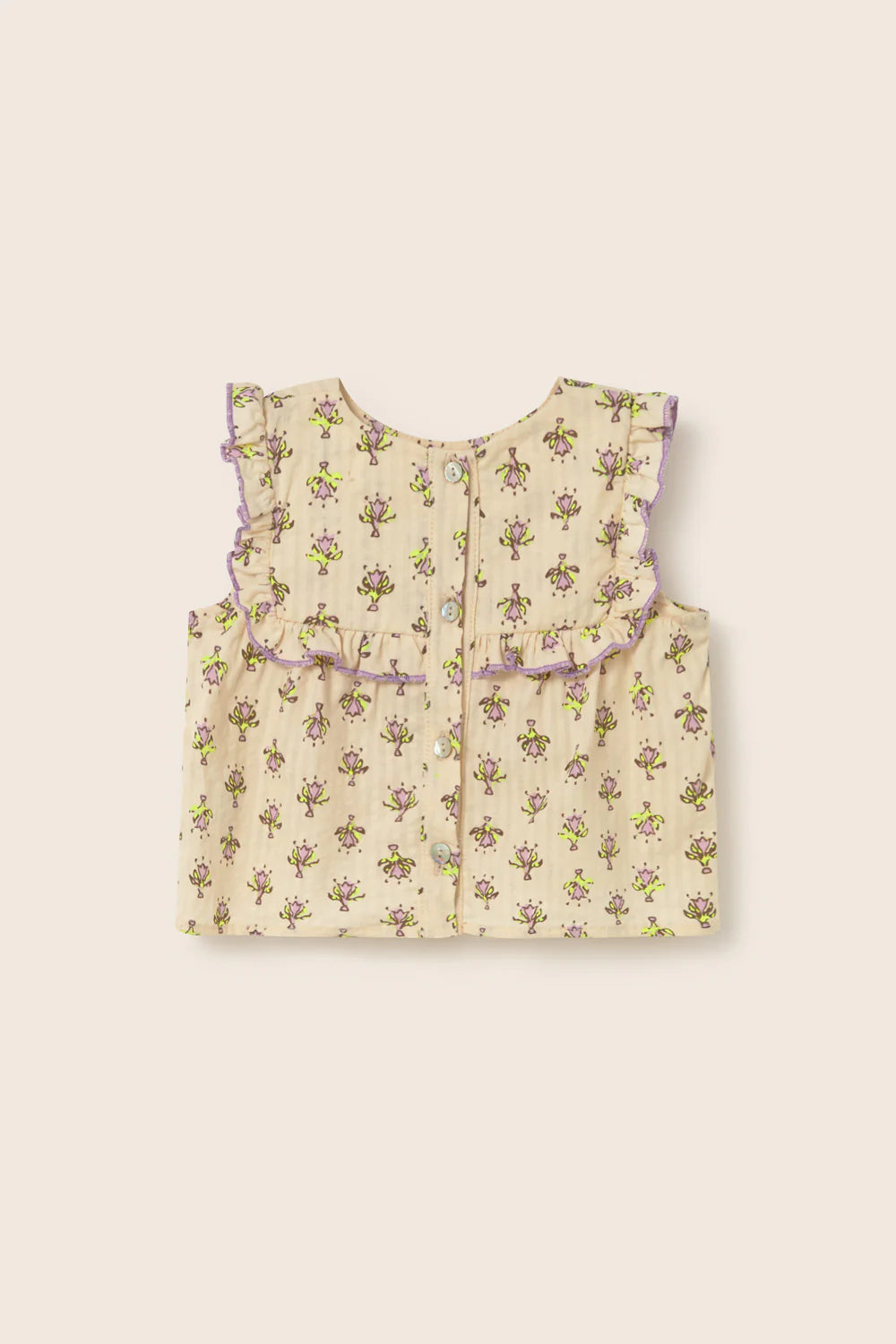 Completo bambina ARI fantasia lavander, Cozmo, top e pantaloncino