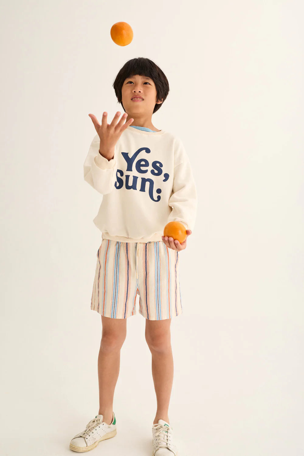 Felpa ATLAS Ivory, Yes, Sun, 100% cotone, Cozmo