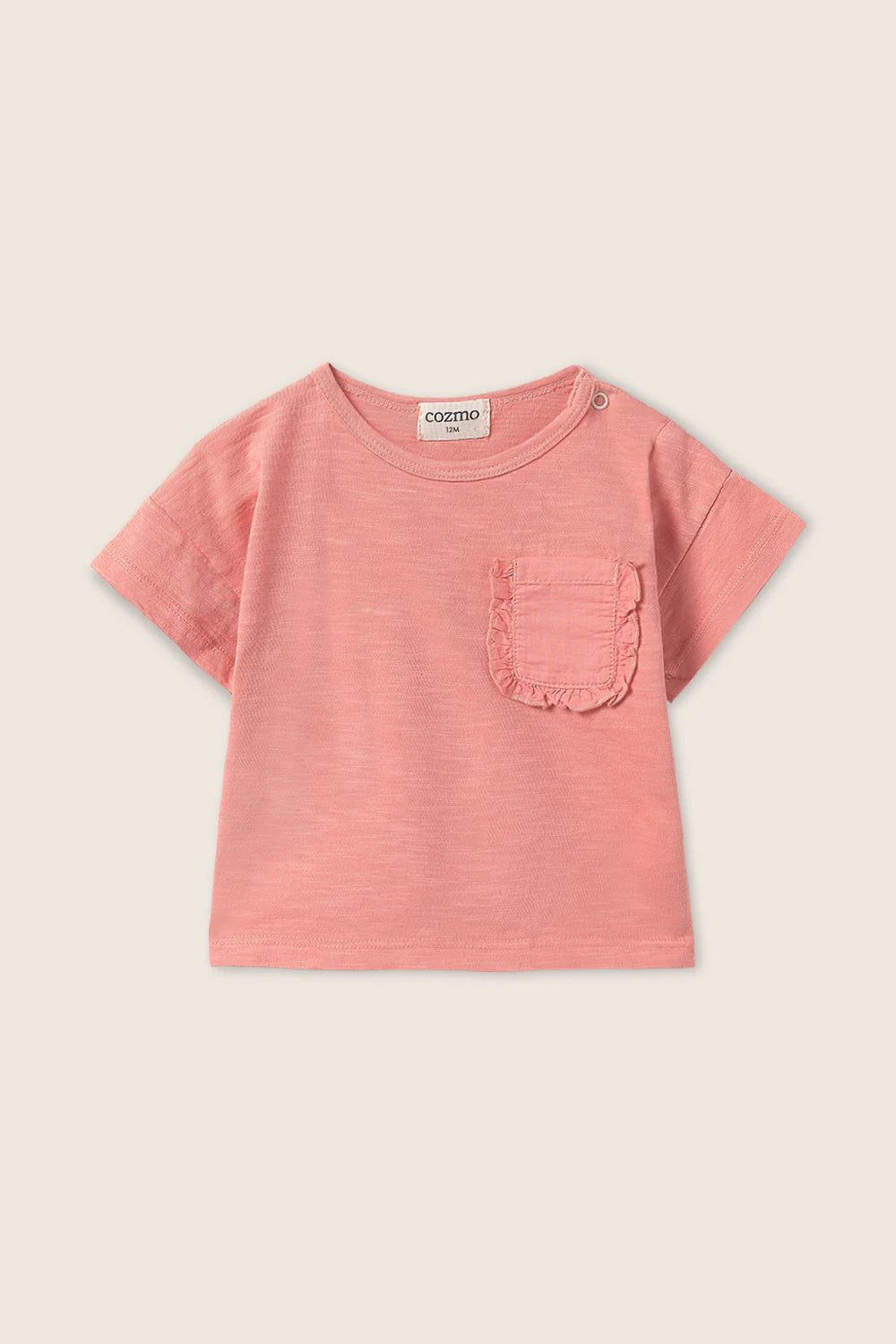 Maglietta BRISA rosa a righe, Cozmo