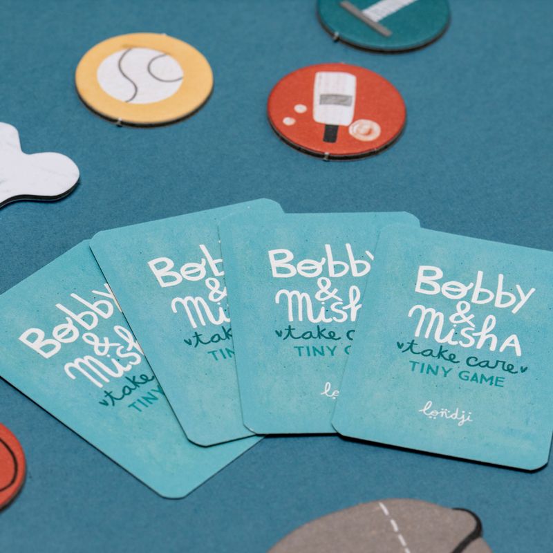 Londji, Bobby & Misha, take care game, tiny game, versione tascabile
