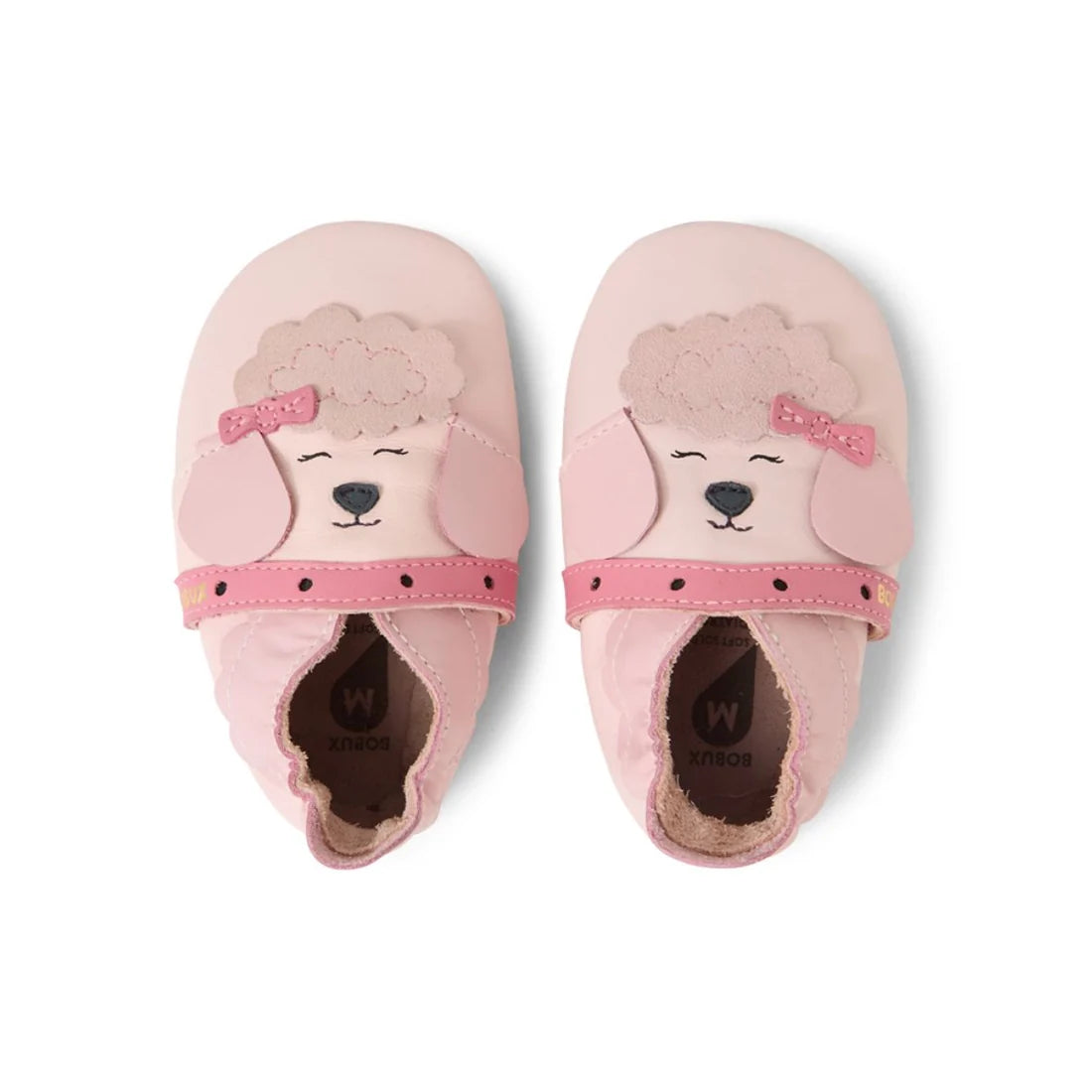 Bobux babbucce Soft Sole Barboncina rosa, Fifi Poodle Heavenly Pink