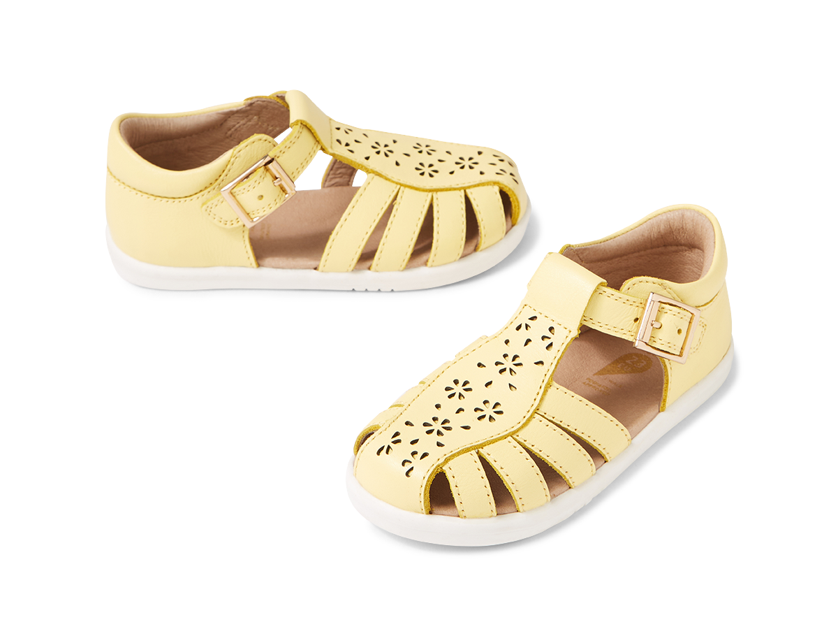 Bobux sandalo i walk per bambini dai 2 anni circa, modello Chelsea colore pale banana