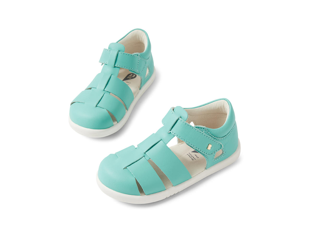 Bobux sandalo I walk per bambini dai due anni circa, modello TIDAL, colore pool blue