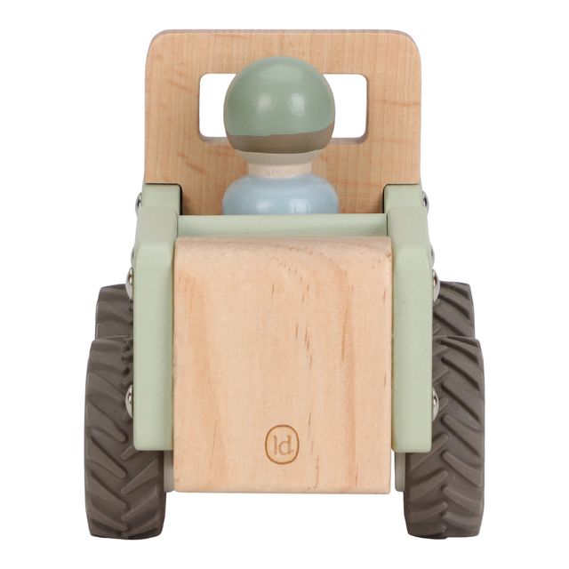 Jeep con personaggio in legno, Little Dutch