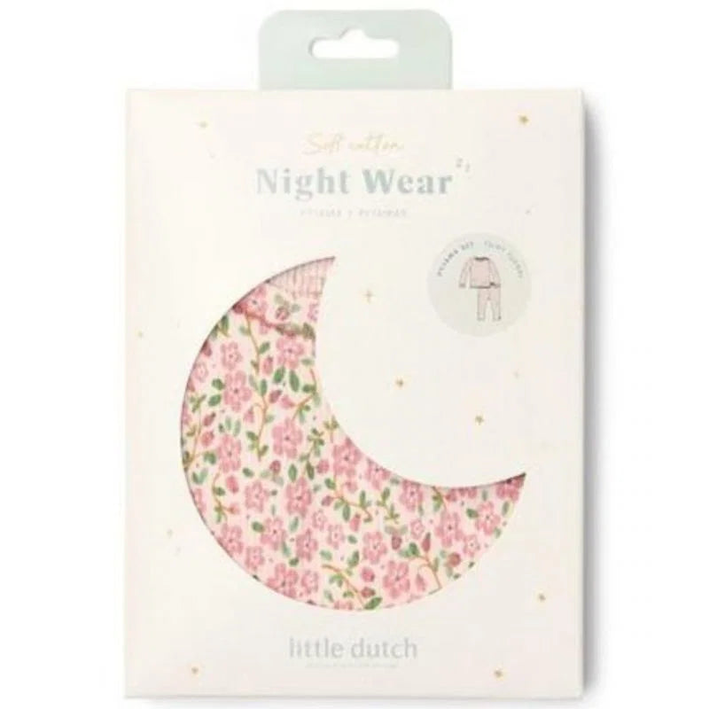 Pigiama a manica lunga 2 pezzi Pijama Fairy Floral, Little Dutch