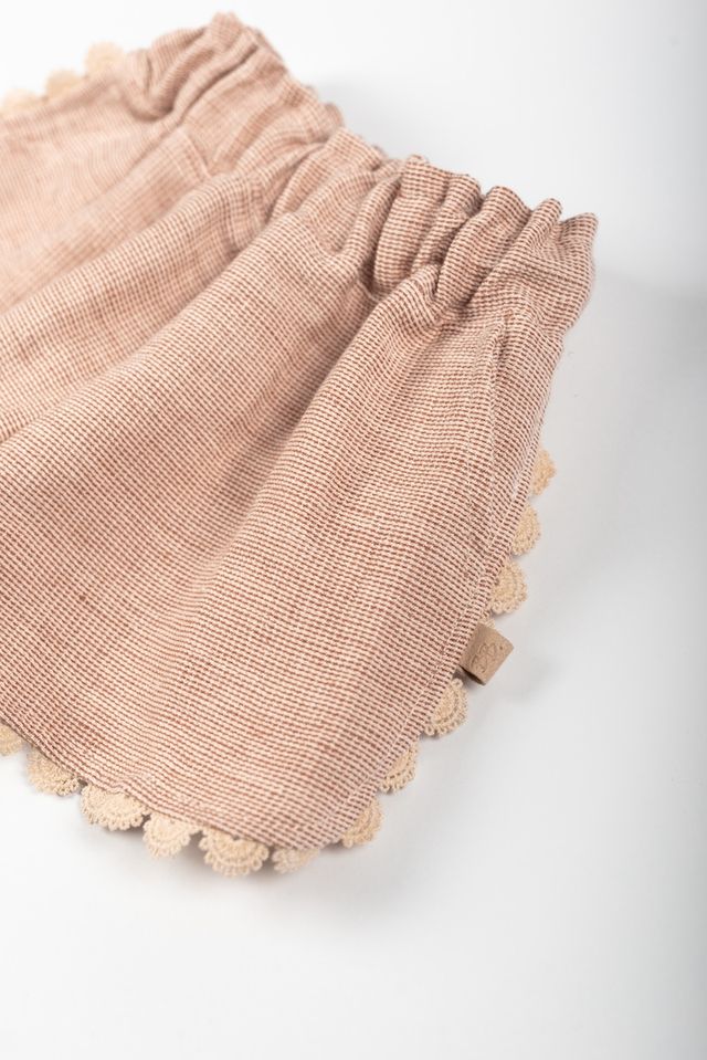 Short bimba CORAL, con bordino ed elastico in vita, Bamboom