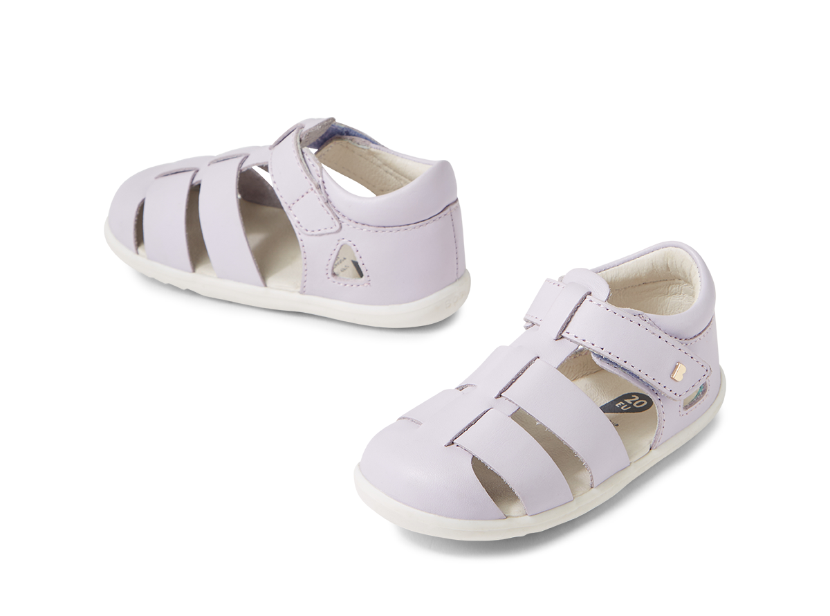 Bobux, sandalo per bambino, Step up Tidal colore thistle, lilla.