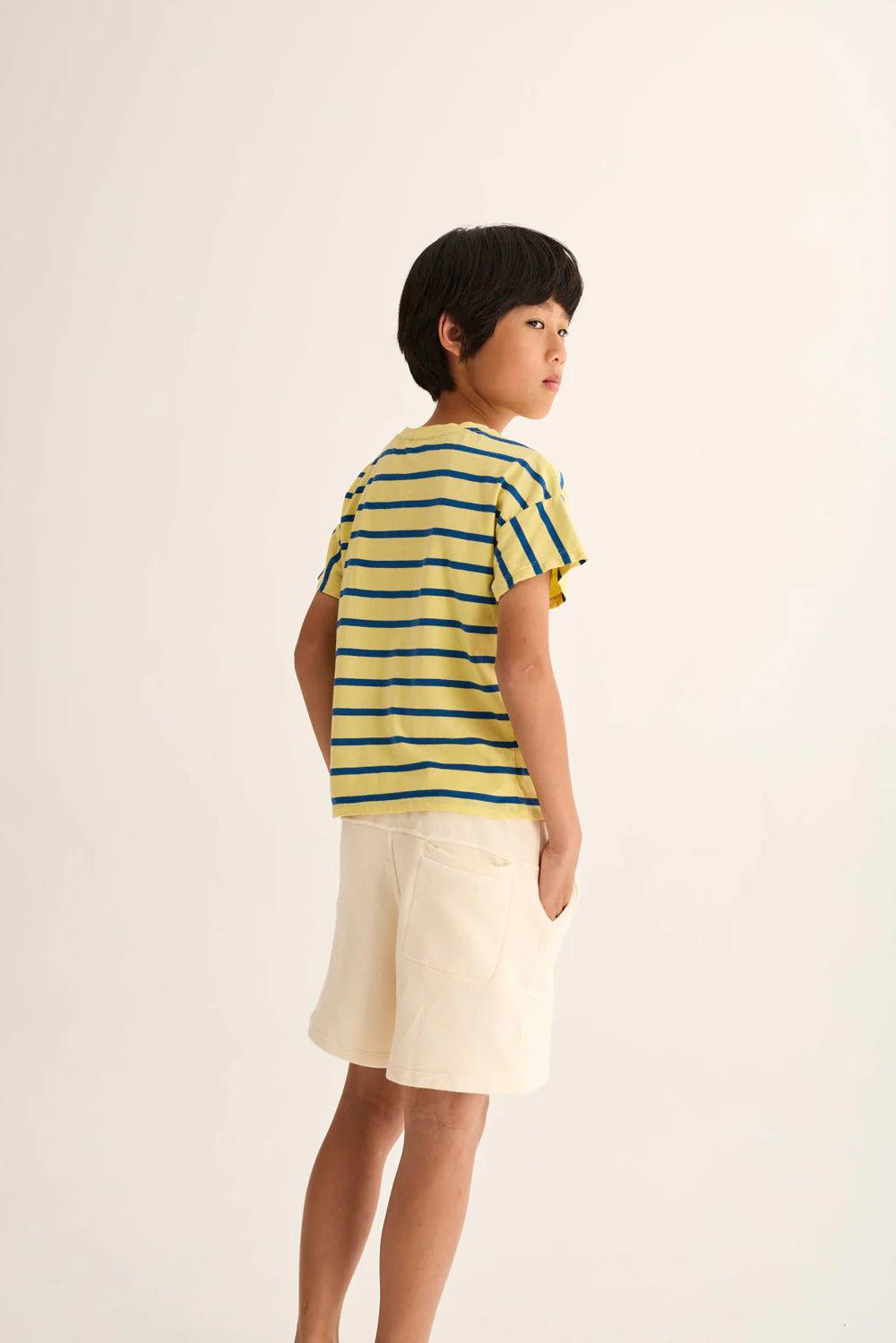 T-shirt VALLE, gialla, Yes, Sun, 100% cotone, Cozmo