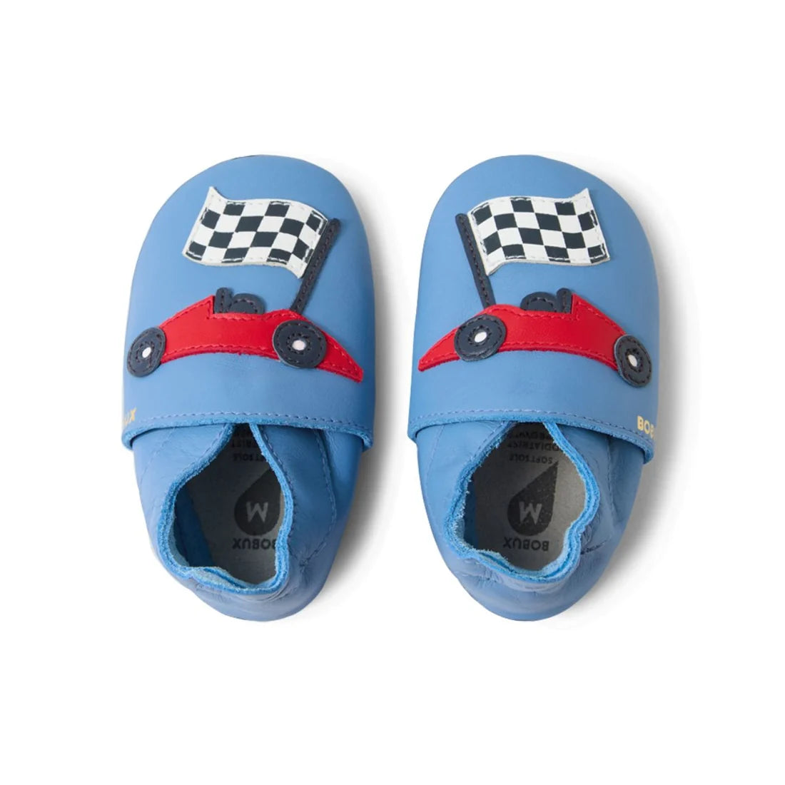 Bobux babbucce Soft Sole Formula 1, Azzurro, Zoom, Azure