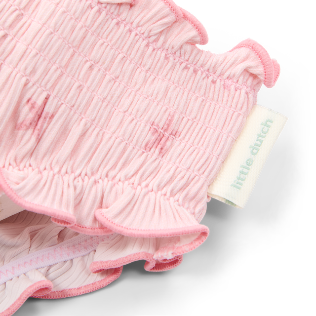 Slip da bagno bimba rosa con volant, Little Dutch