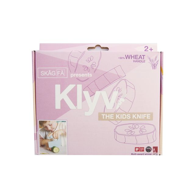 Coltello per bambini Montessori, in fibra di grano, dai 2anni circa, KLIV the FIRST knife, SKAGFA