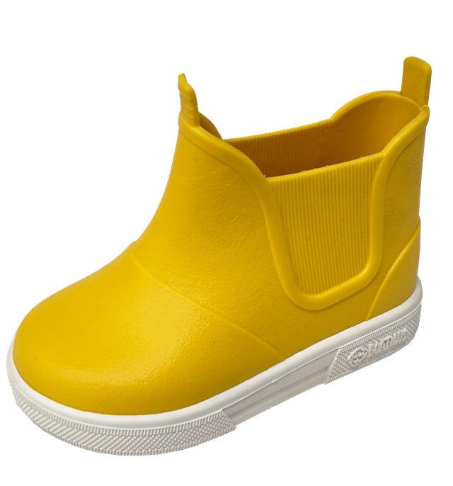 Stivaletti da pioggia BABY BEATLY di Boatilus, colore yellow/white