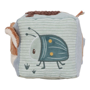 Cubo di attività morbido multisensoriale a tema Forest Friends, Little Dutch