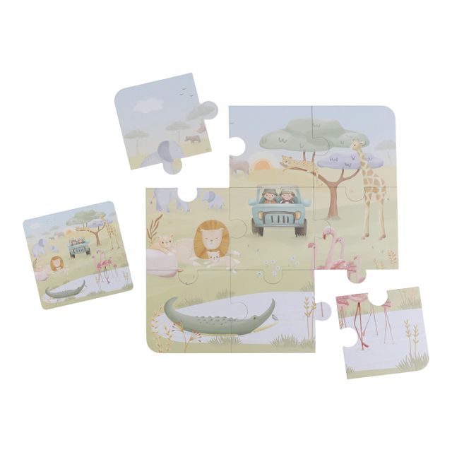 6 Puzzles Safari Friends, Little Dutch