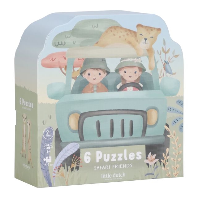 6 Puzzles Safari Friends, Little Dutch