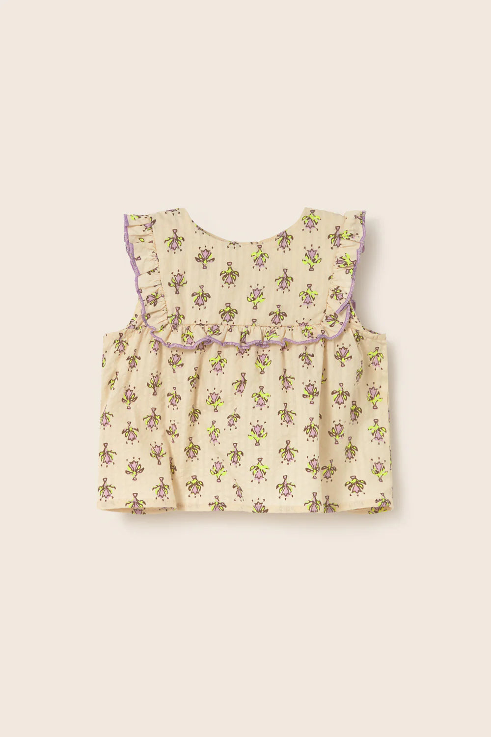 Completo bambina ARI fantasia lavander, Cozmo, top e pantaloncino