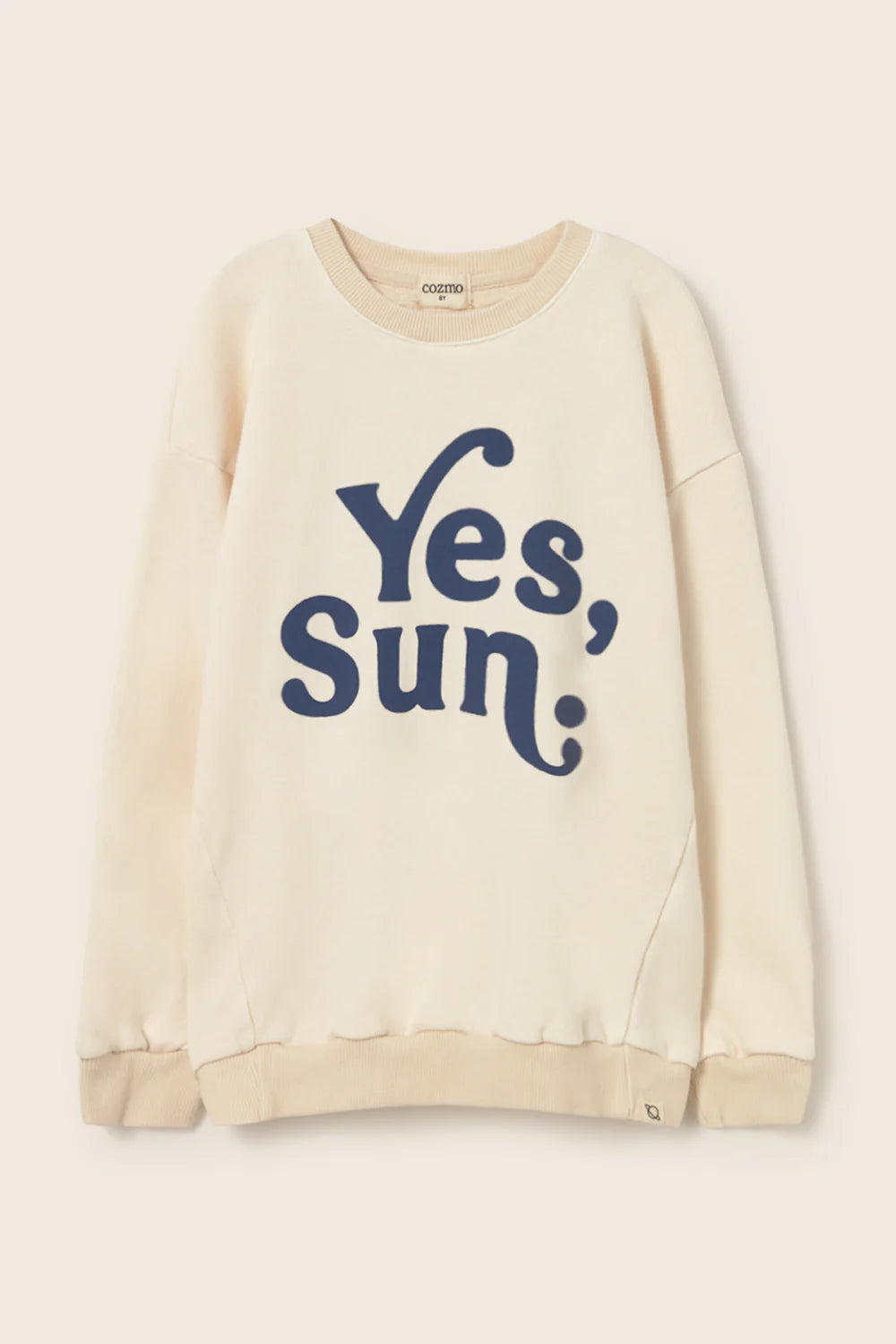 Felpa ATLAS Ivory, Yes, Sun, 100% cotone, Cozmo