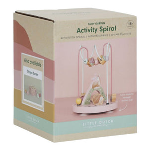 packaging del gioco a spirale activity spiral fairy garden