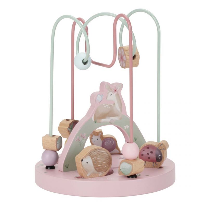 Activity Spiral, Fairy Garden, gioco multiattività a spirale, in legno, con incastri. Little Dutch