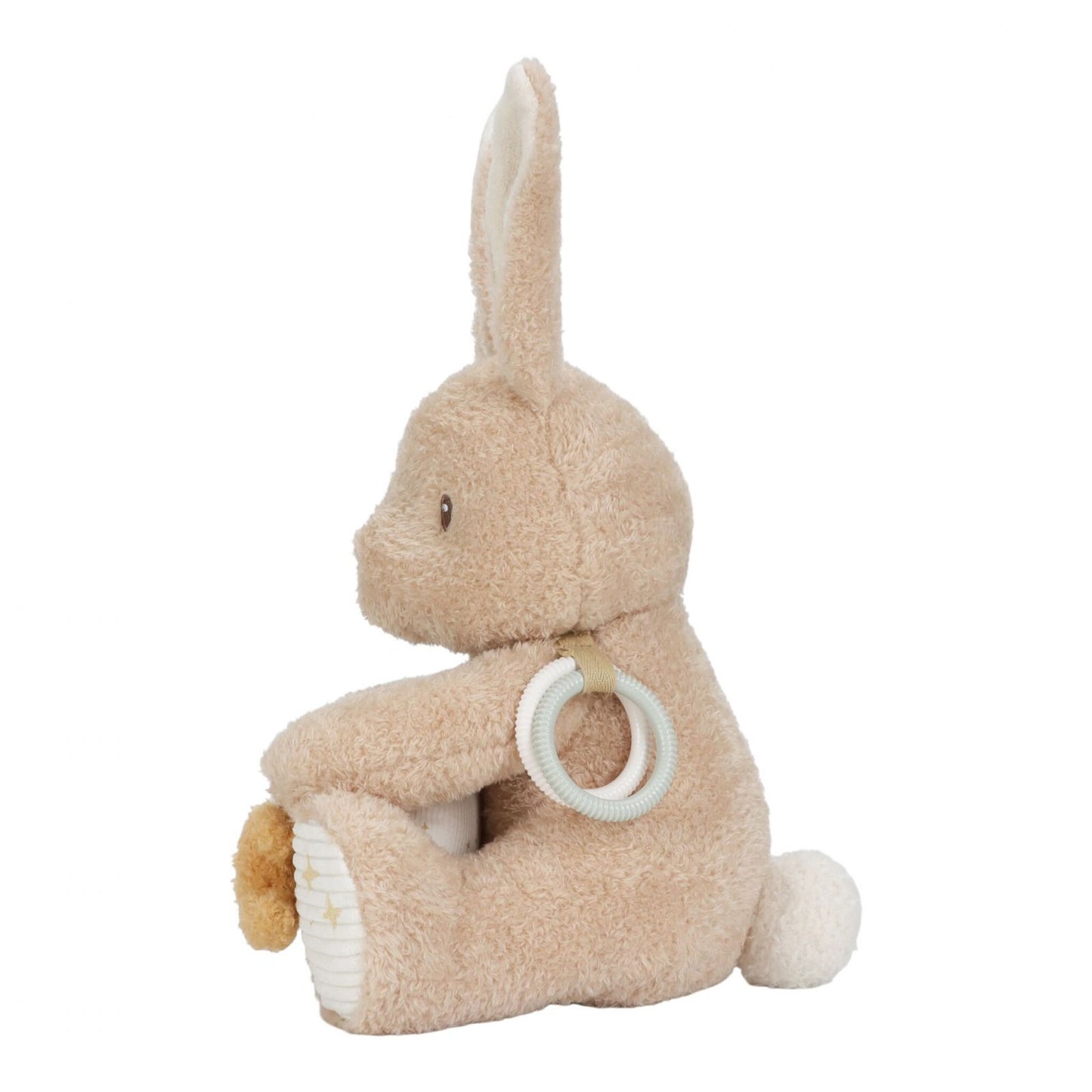 Gioco morbido peluche Coniglietto, activity Cuddle, Multiattività, Little Dutch