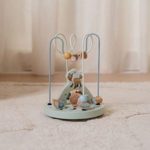 visione dall'alto di gioco labirinto Activity Spiral Forest Friends