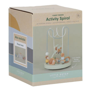 Packaging gioco labirinto activity spiral Forest friends