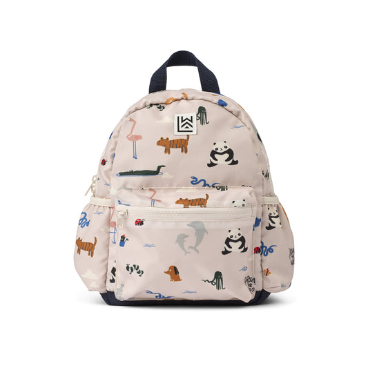 Zainetto per l'Asilo, Andreas Backpack, Around the world sandy, Liewood