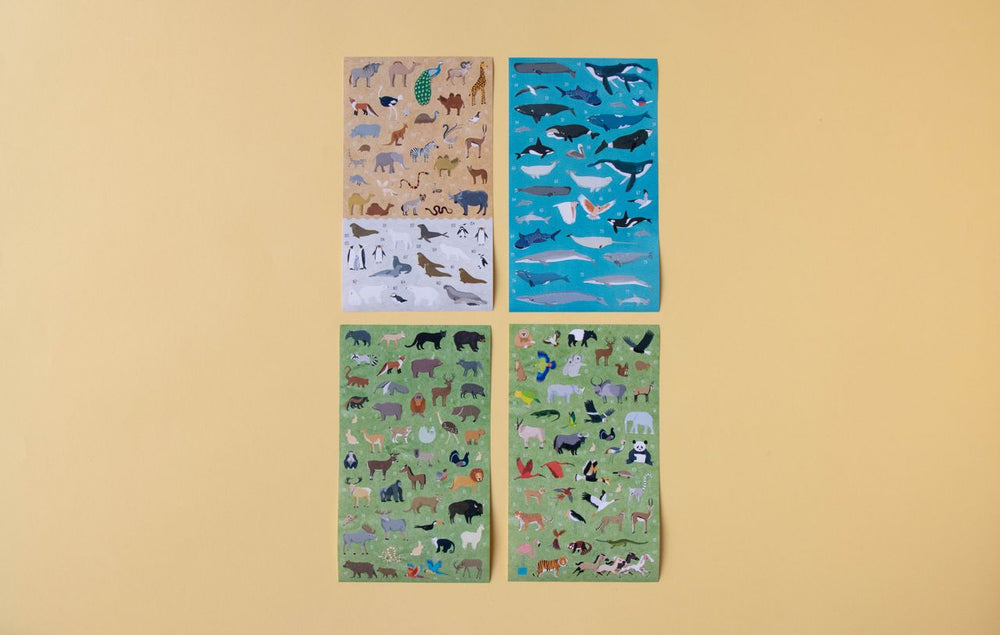 165 stickers di animali