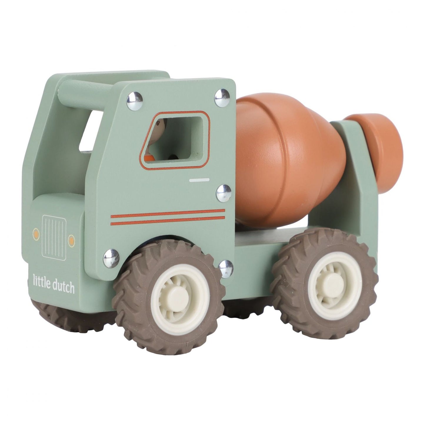 Betoniera con personaggio in legno, Cement Truck, Little Dutch