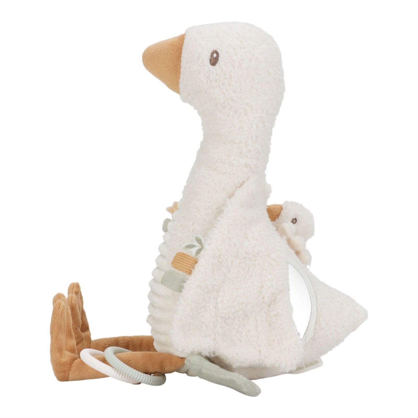 Gioco morbido peluche Little Goose Multiattività, Activity Cudle, Little Dutch