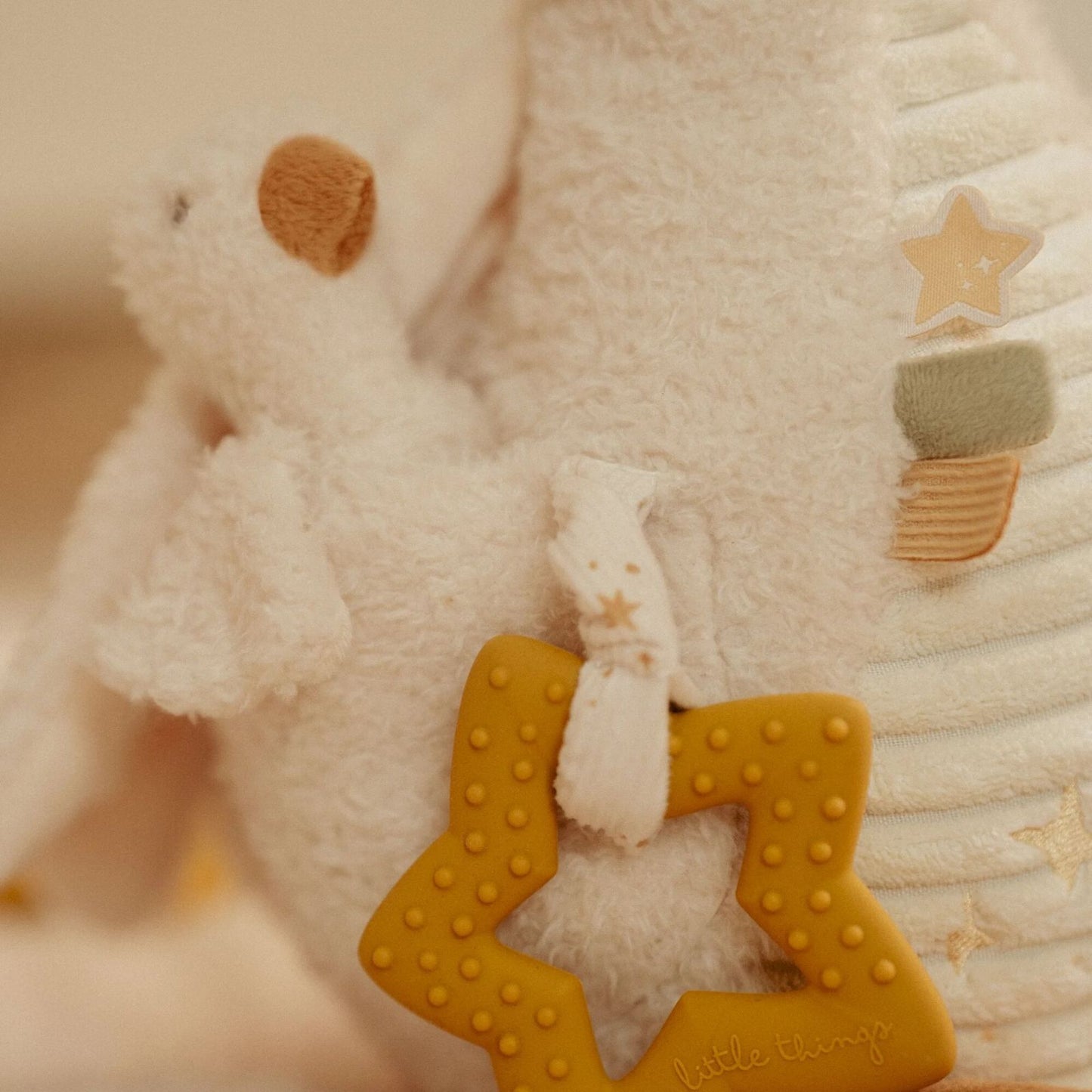 Gioco morbido peluche Little Goose Multiattività, Activity Cudle, Little Dutch
