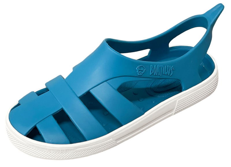 Sandali in gomma per la spiaggia BIOTY di Boatilus, colore Caraibe(blu petrolio)