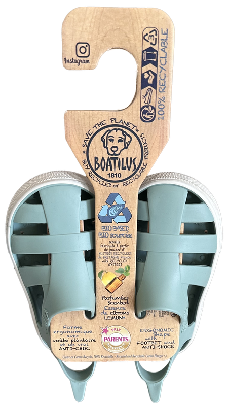 Sandali in gomma per la spiaggia BIOTY di Boatilus, colore Pastel Mint