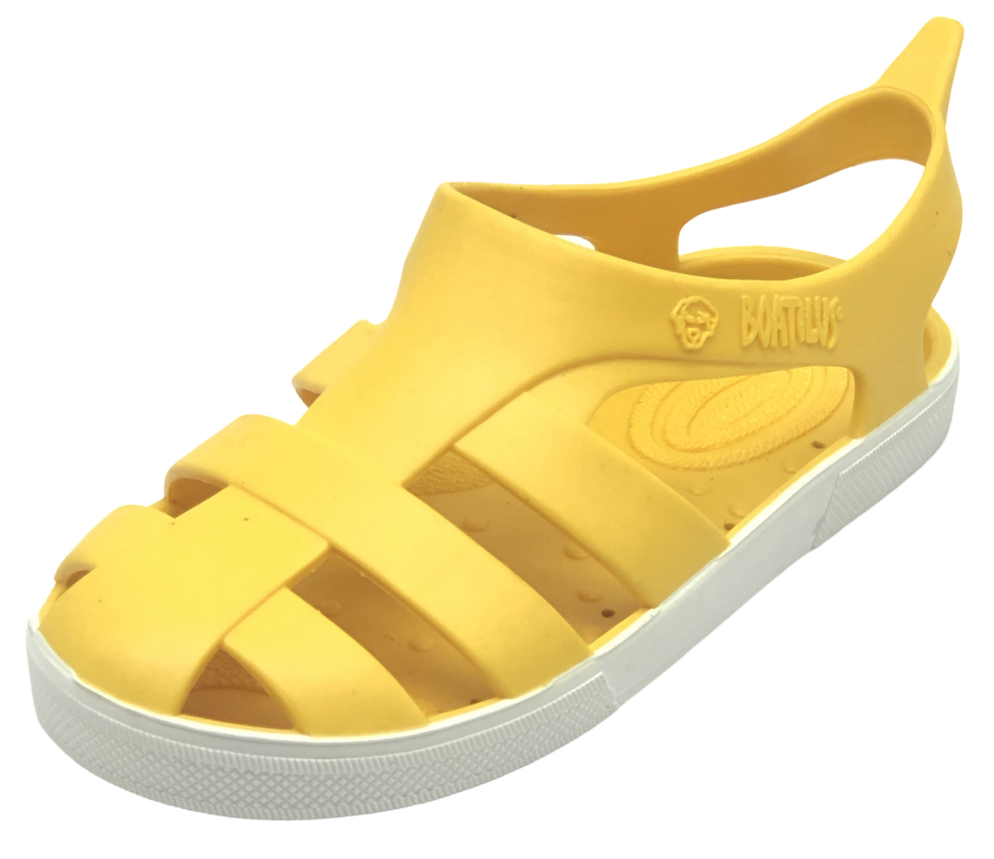 Sandali in gomma per la spiaggia BIOTY di Boatilus, colore Yellow