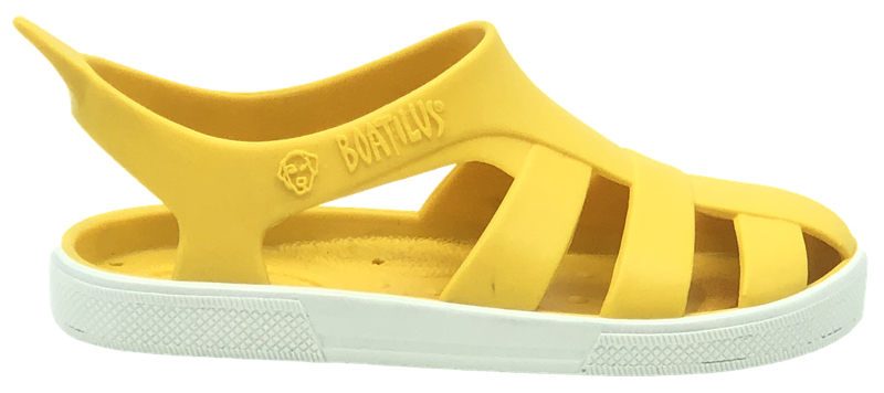 Sandali in gomma per la spiaggia BIOTY di Boatilus, colore Yellow