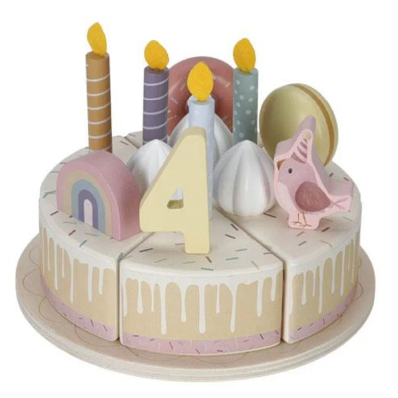 Birthday Cake, torta di compleanno in legno, Little Dutch