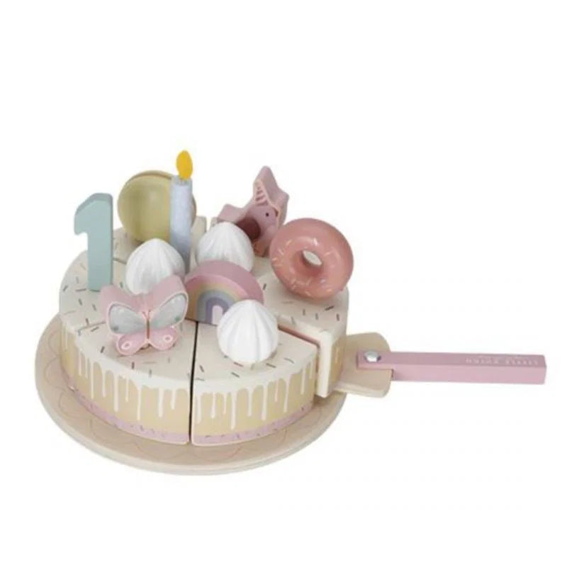 Birthday Cake, torta di compleanno in legno, Little Dutch