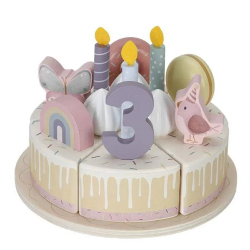 Birthday Cake, torta di compleanno in legno, Little Dutch