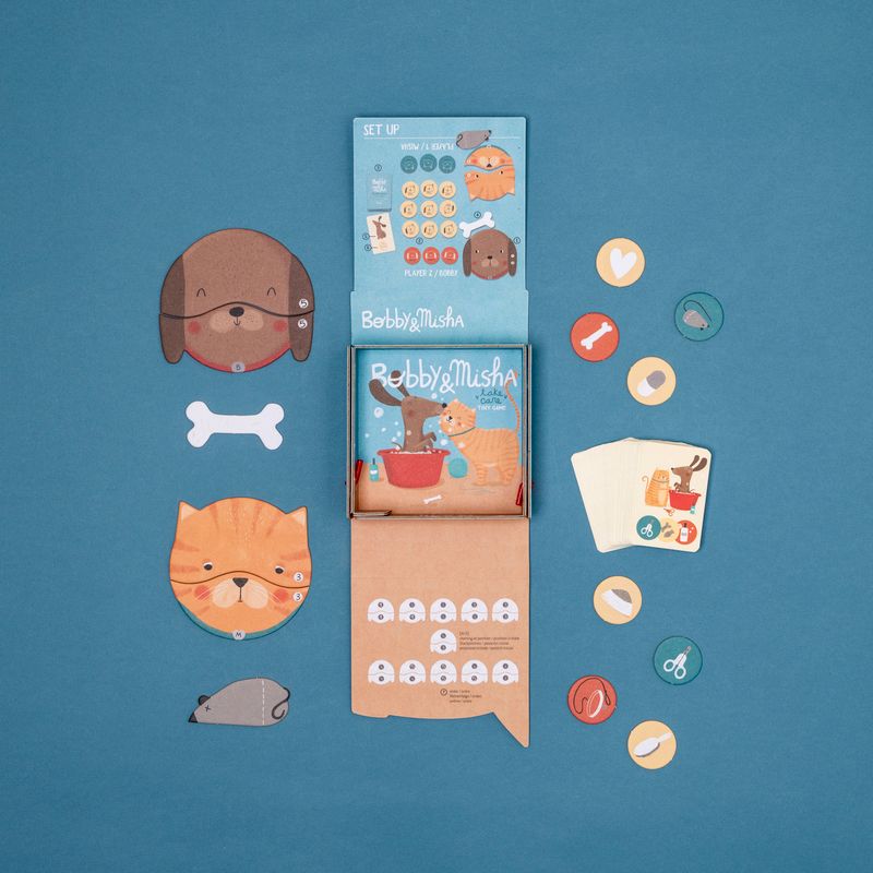 Londji, Bobby & Misha, take care game, tiny game, versione tascabile