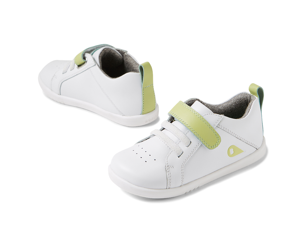 Bobux I Walk pace, colore optical white shadow lime