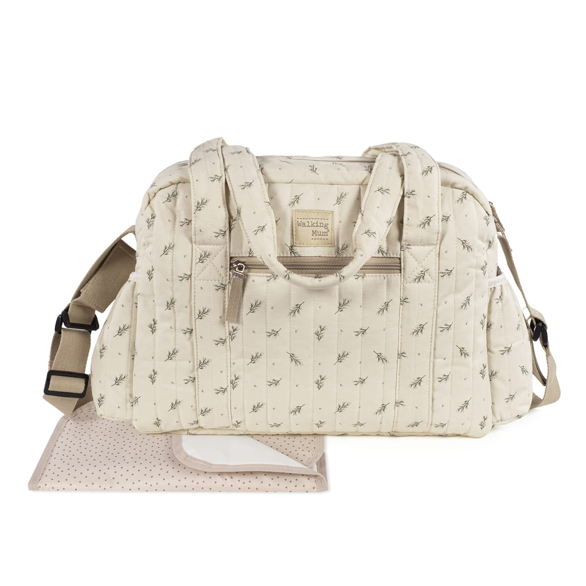 Borsa fasciatoio grande Mimosa Green di Walking Mum,