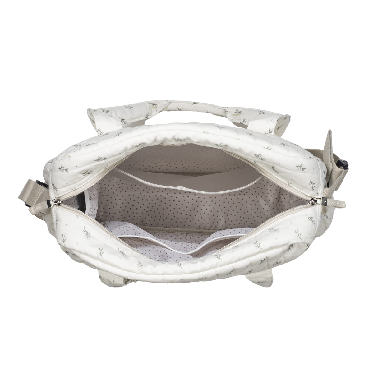 Borsa fasciatoio grande Mimosa Green di Walking Mum,