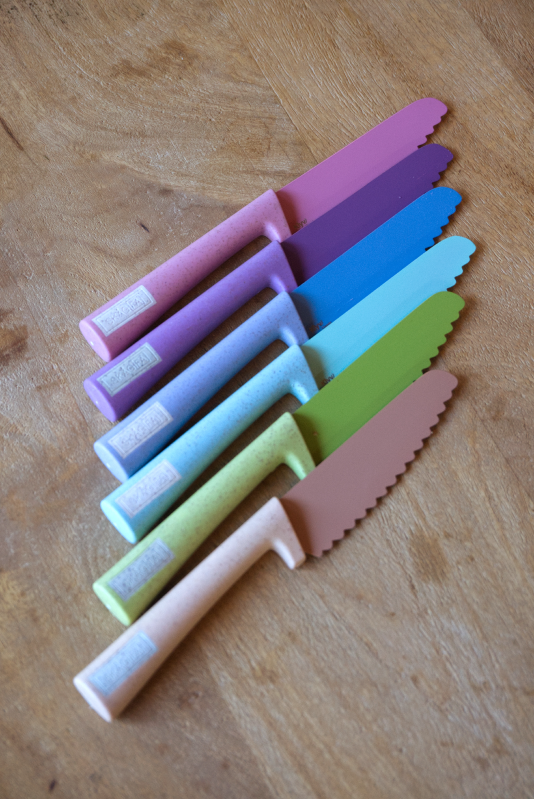 Coltello per bambini Montessori, in fibra di grano, dai 3 anni circa, KLIV CLASSIC, SKAGFA