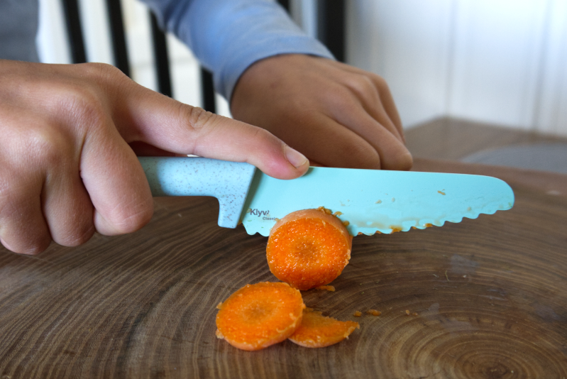 Coltello per bambini Montessori, in fibra di grano, dai 3 anni circa, KLIV CLASSIC, SKAGFA