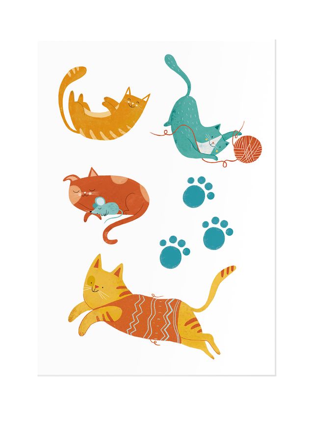 Londji, Cats Tatoos, 10 tatuaggi temporanei