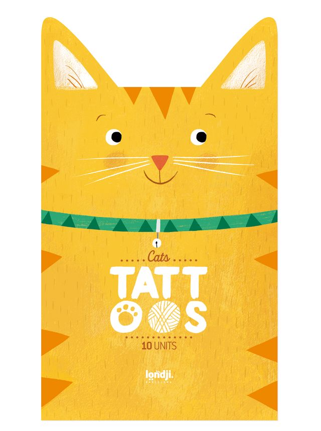 Londji, Cats Tatoos, 10 tatuaggi temporanei