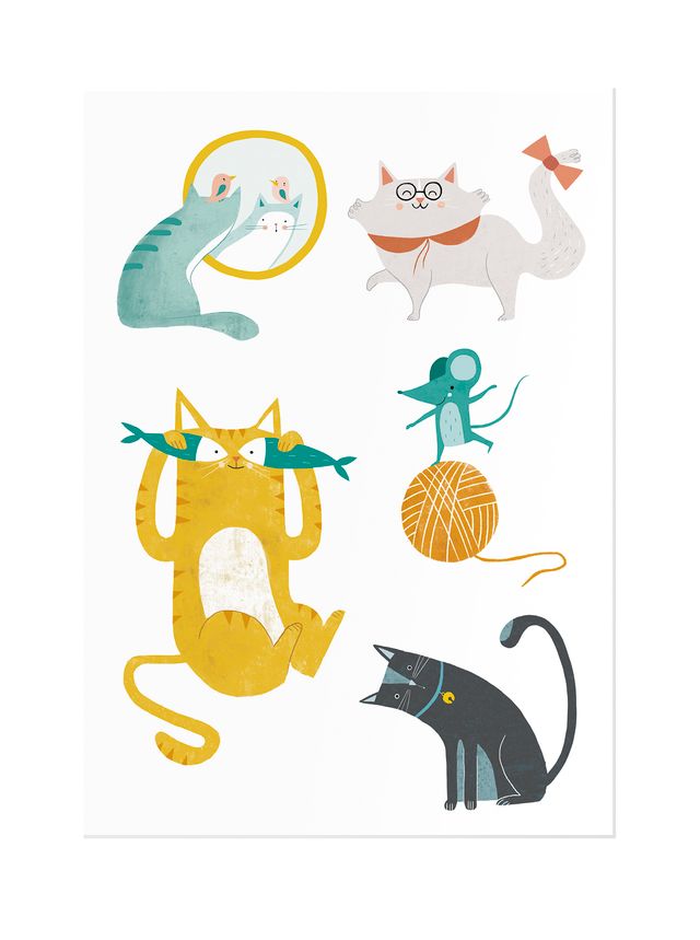 Londji, Cats Tatoos, 10 tatuaggi temporanei