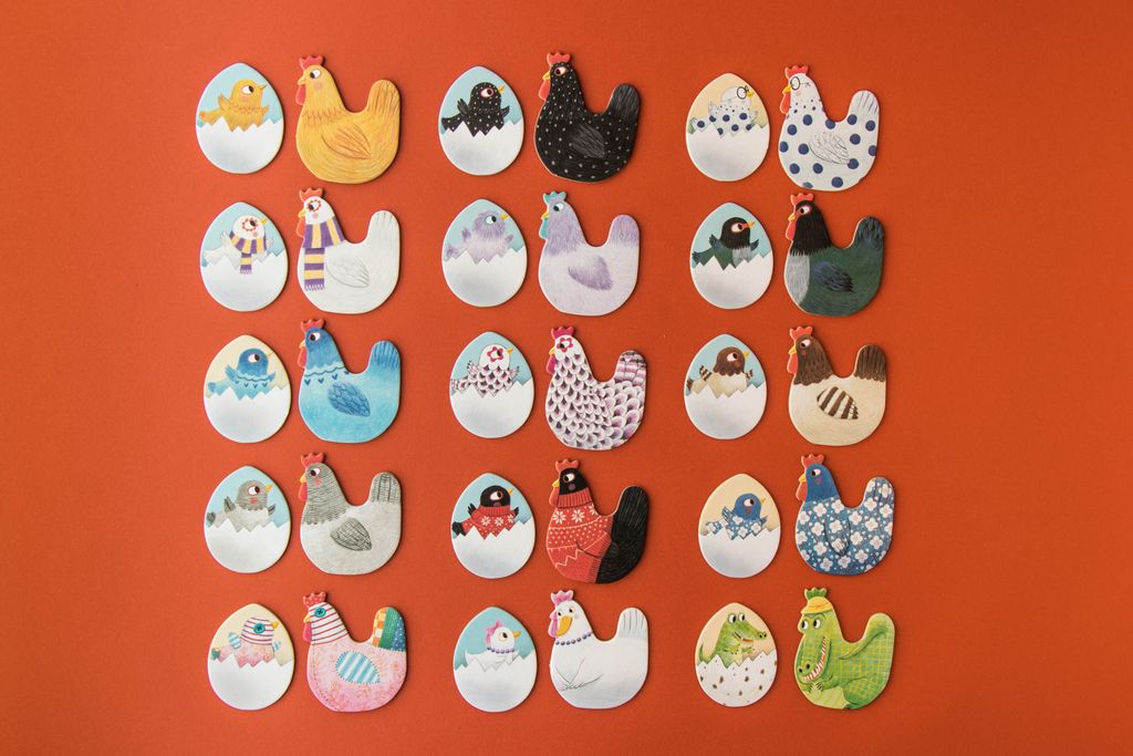 Londji, Pulcini e Galline, Chiks & Chickens, Memory game
