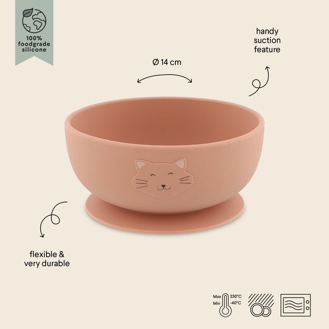 Ciotola in silicone con ventosa, Trixie, Mrs Cat
