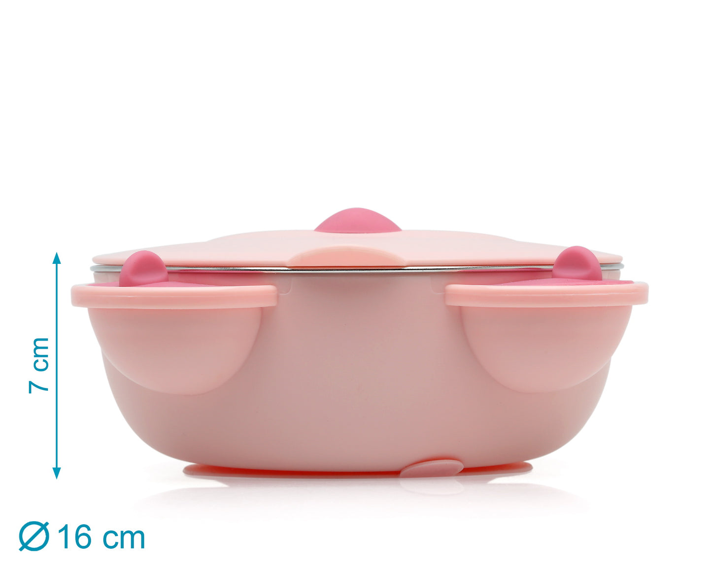 Ciotola termica con 3 scomparti, 450 ml Kiokids